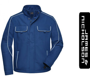 James & Nicholson Solid Style Munkás Kabát/Dzseki KirályKék