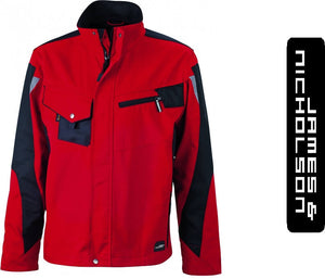 James & Nicholson Strong Style Kabát/Dzseki Piros